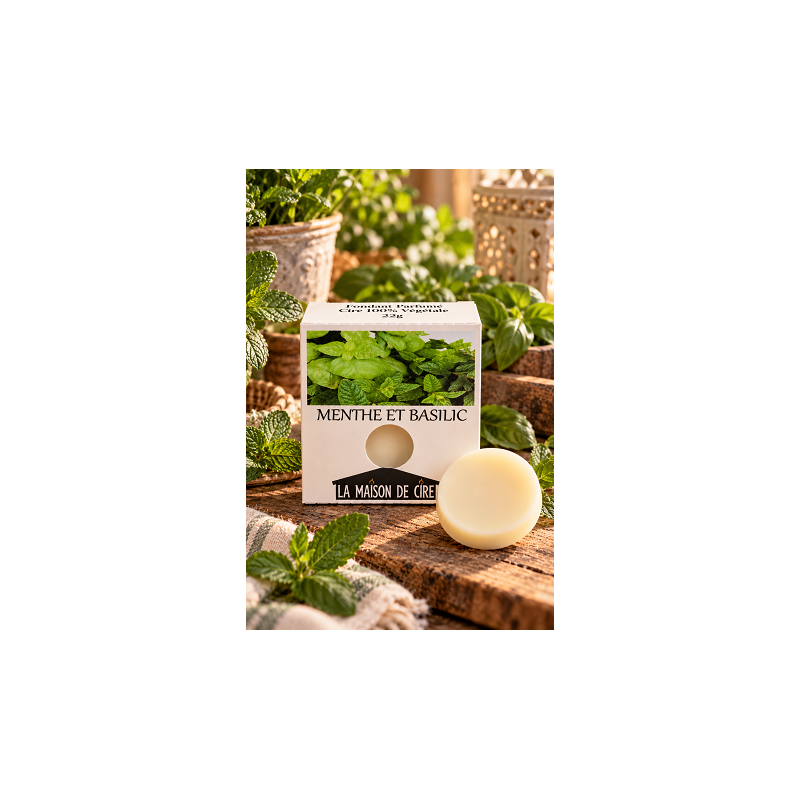 fondant artisanal menthe et basilic