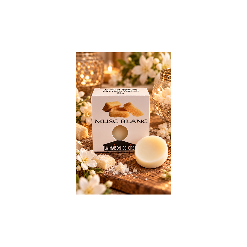 fondant artisanal musc blanc