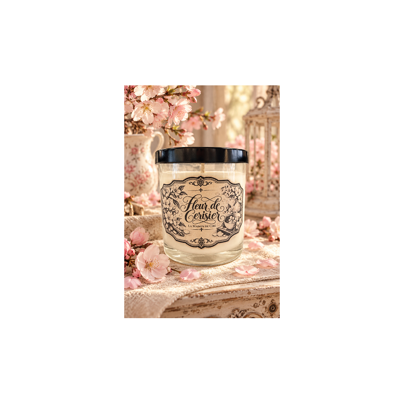 bougie fleur de cerisier