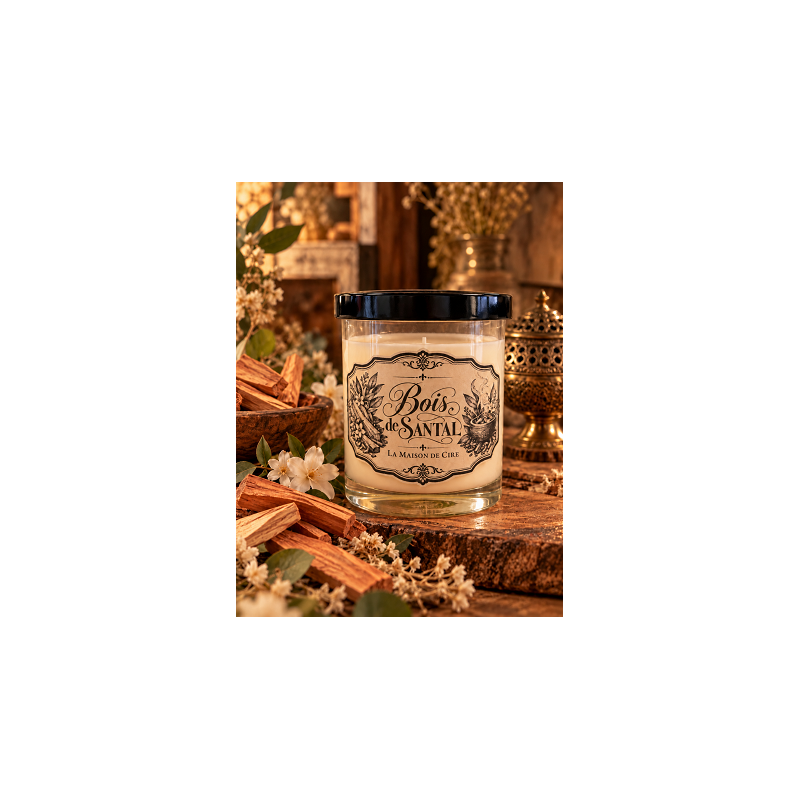 bougie bois de santal