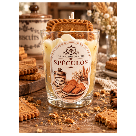 bougie chantilly artisanale spéculos