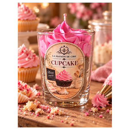 bougie chantilly artisanale cupcake