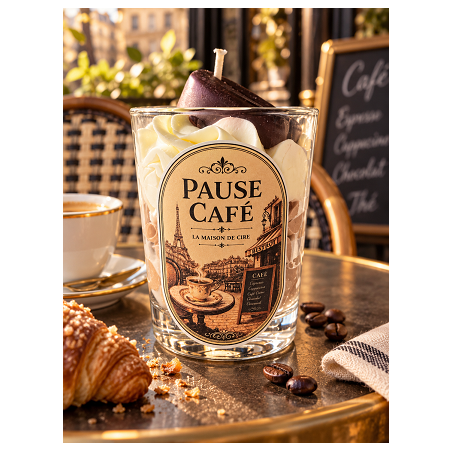 bougie chantilly artisanale pause café