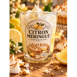 Bougie Chantilly Citron Meringué