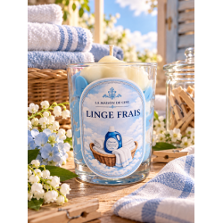 Bougie Chantilly Linge Frais