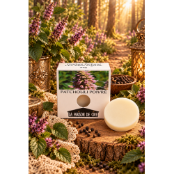 fondant artisanal patchouli poivré