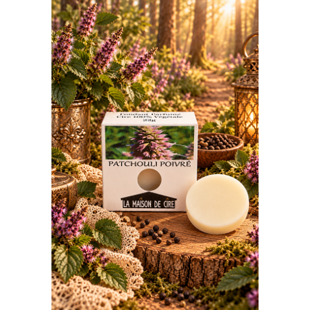 fondant artisanal patchouli poivré